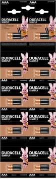 Лужні батарейки Duracell Simply AAA 1.5 В LR3 20 шт. (5000394145788)