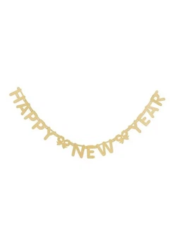 Новорічна гірлянда Happy New Year 160 см золота Livarno Home