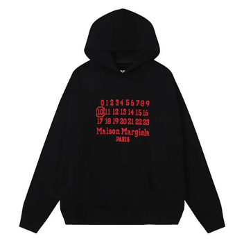 Худі Maison Margiela 7006 чорного кольору, розмір S