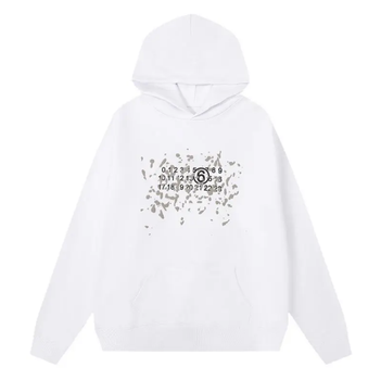 Худи Maison Margiela 7007 белого цвета, размер S