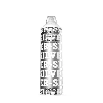 Камуфляж волосся сірий IMMORTAL INFUSE ONE DAY HAIR COLOR SPRAY GOLD SILVER 200 ML
