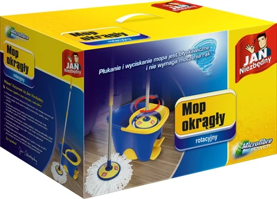 Набір для прибирання Jan Niezbedny Відро зі шваброю (59005363022490)