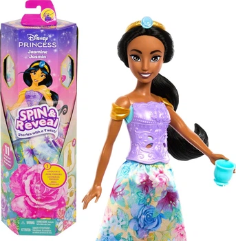 Лялька Жасмін з аксесуарами Крути та прояви Jasmine Disney Spin & Reveal (HXC23)