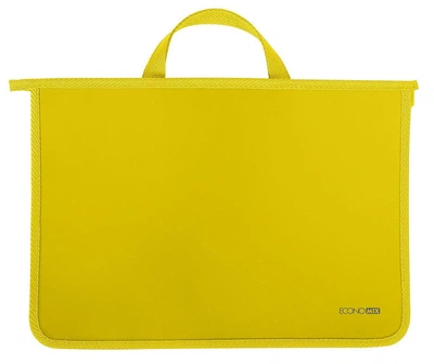 Портфель А4 /E31630-05/ с молнией "Economix" желтый (20)