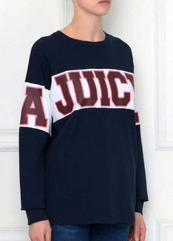 Світшот жіночий Juicy Couture трикотажний темно-синій, розмір XL (JC003133-44)