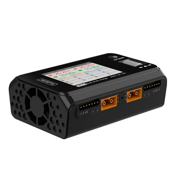 Зарядний пристрій ToolkitRC M6D 2 канали 500 Вт 15 А для LiPo, LiHV, Li-ion, NiMh, Pb акумуляторів 1-6S (IN-637088)