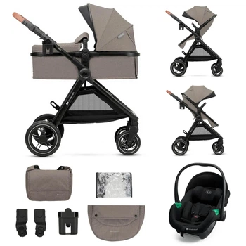 Універсальний візочок 3 в 1 Kinderkraft Esme Pro Sand Beige, KSESME00BEG300N