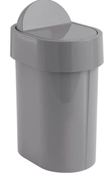 Кошик для сміття Gedy JUNIOR 4.8 л Сірий (8003341043035)