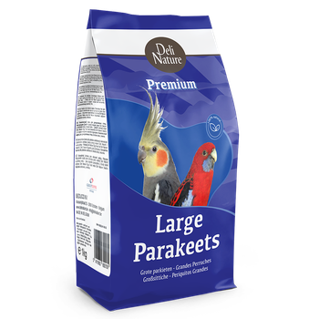 Корм для середніх папуг Deli Nature Premium Large Parakeets Делі Натюр повнораціонний 1 кг
