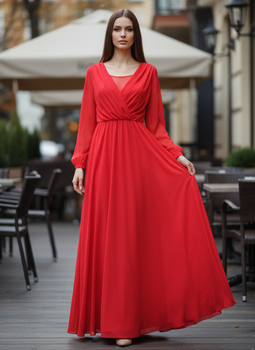 Платье Enna Levoni S Красный (ND-58732-Red)