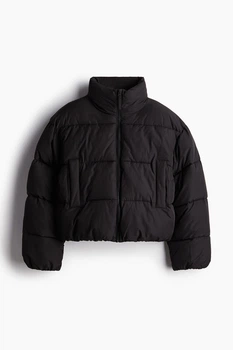 Стьобана куртка H&M 1228408004c42 M чорна (100001816)
