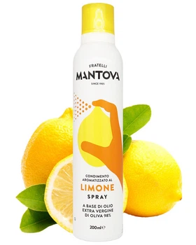 Олія оливкова Fratelli Mantova Olio al Limone Spray з лимоном 200 мл