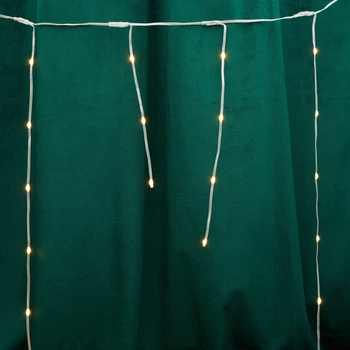 Гирлянда-бахрома Christmas Decoration 172 LED 6х0.6 м 220V пульт ДУ Тёплый белый (AGB000510)