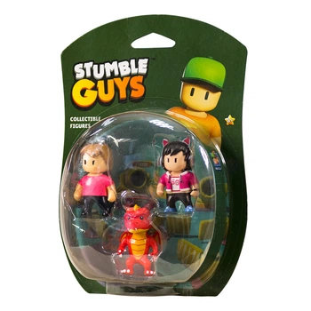 Набор коллекц фигурок Stumble Guys - Оператор Джина, Дракон Инферно, Мисс Стамбл