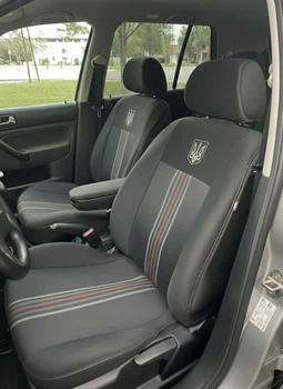 Автомобильные чехлы авточехлы на сиденья Citroen Jumpy mv 9м 07-12 черные Ситроен Джампи UD0623