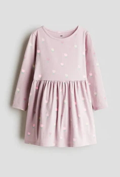 Платье длинный рукав розовое Тюльпаны H&M 92см (400012040)