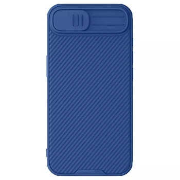Карбоновая накладка Nillkin CamShield Pro для iPhone 16e Blue