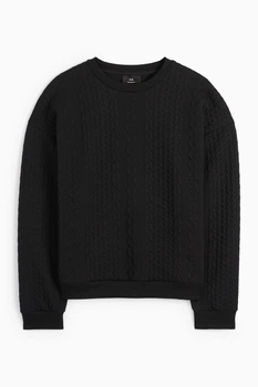 Свитшот relaxed fit C&A 2229907c49 S черный (100003015)