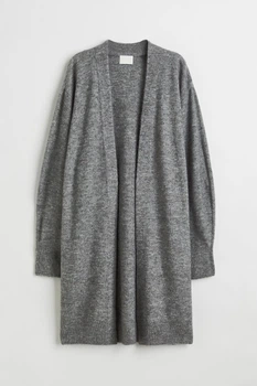 Подовжений кардиган H&M 863595005c45 M сірий (100001925)