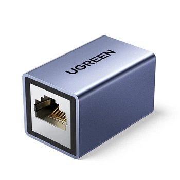Соединитель Ugreen NW325 RJ-45 - RJ-45 1 Гбит/с PoE Экранированный Алюминий Темно-серый (55358)