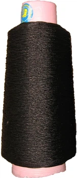 Нитка капронова конус 350 г 187 текс чорна (0936)