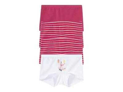 Комплект трусов шортами для девочки бордовые Lupilu 98-104см (400012095)