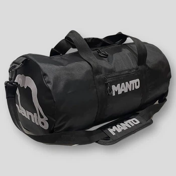 Спортивна сумка з кишенями S (45х25х25 см) 23 л з тканини Oxford 600D Чорна