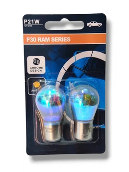 Лампа PY21W 12V 21W BAU15s Amber SilverVision Chpome Disign Желтая смещенный цоколь