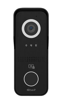 IP-видеопанель BAS-IP AV-06M 2Мп 110° UKEY Wi-Fi QR ANPR PoE, Black