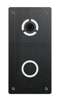 IP-видеопанель c индукционной петлей BAS-IP AV-04FDI 2Мп 100° QR PoE, Black