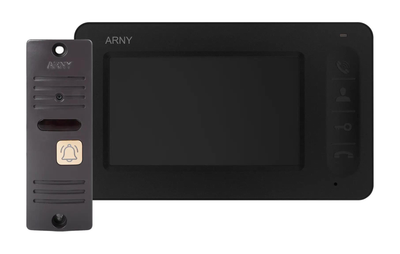 Комплект ARNY AVD-4005 (AVD-405 4.3'' + AVP-05 (v.2) 74°), Black + Brown