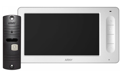 Комплект ARNY AVD-7005 (AVD-705 7'' + AVP-05 (v.2) 74°), White + Brown