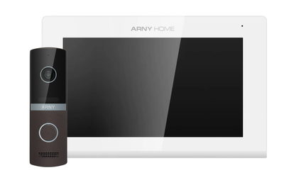 Комплект ARNY AVD-7423A Wi-Fi (AVD-742A 7'' Wi-Fi + AVP-NG230 2Мп 115°), White + Brown