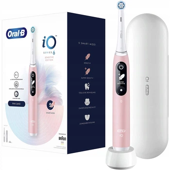 Elektryczna szczoteczka do zębów Oral-B iO Series 6 Pink Sand