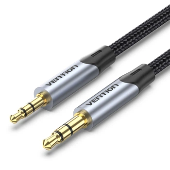 Аудиокабель Vention Jack 3.5 мм - Jack 2.5 мм AUX 5 м Серый (BKFHJ)