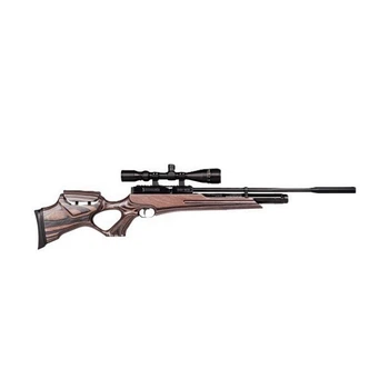 Пневматическая редукторная РСР винтовка HW 100 T Laminated stock кал. 4,5