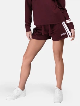 Шорты женские Lonsdale Carloway 117406-2045 S Бордовые (4255581509558)