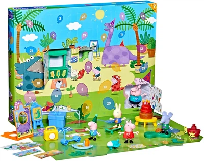 Адвент календарь вечеринка Джорджа Свинка Пеппа PEPPA PIG George s Party Advent Calendar with 24 Surprise Toys