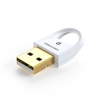 Bluetooth-адаптер Vention 5.0 RTL8761B 20 м, до 7 устройств Белый (CDSW0)