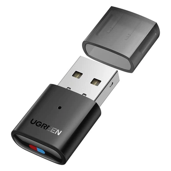 Bluetooth-адаптер Ugreen CM408 USB v5.0 Audio Transmitter для PS5/PS4/Switch/PC, подключение 2 наушников Черный (10928)