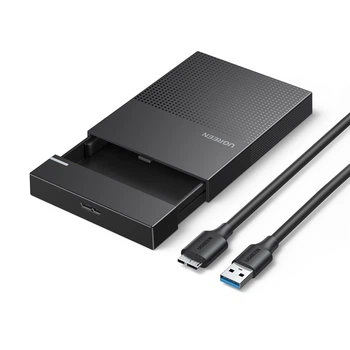Внешний карман Ugreen CM471 2.5" SATA - USB 3.0 HDD/SSD 5 Гбит/с 6 ТБ UASP 50 см Черный (30725)