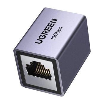 З'єднувач Ugreen NW261 RJ-45 - RJ-45 Cat 8 10 Гбіт/с Екранований Алюмінієвий Сірий (15117)