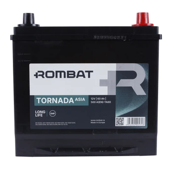 Автомобильный аккумулятор ROMBAT Tornada Asia 6CT 60Ah R+ ТА60