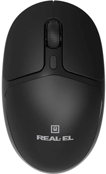 Мышь Real-El RM-335W Wireless Black (EL123200055)