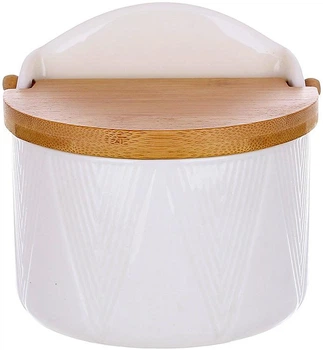 Сахарница Ceram Bamboo Grace 12х11см с деревянной крышкой