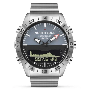 Цифровые Часы NORTH EDGE Gavia silver