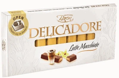 Шоколад молочний Delicadore Latte Macchiato 200 г