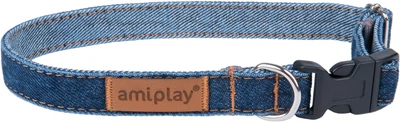 Нашийник для собак Amiplay Denim регульований L Блакитний (5907563271616)