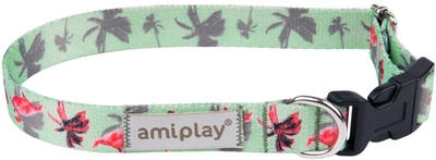 Нашийник для собак Amiplay BeHappy регульований XL Flamingo (5907563282391)