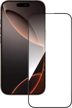 Защитное стекло для смартфона Apple iPhone 16 Pro/Apple iPhone 17 ACCLAB 9H Black (1283126594137)